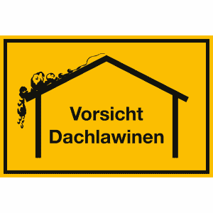 Vorsicht Dachlawinen