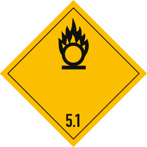 Gefahrgutetiketten Klasse 5.1