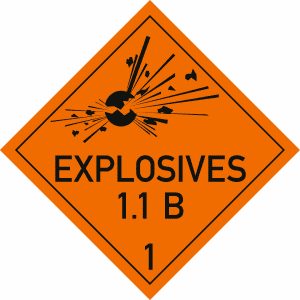 Explosive Stoffe, Unterklasse 1.1B