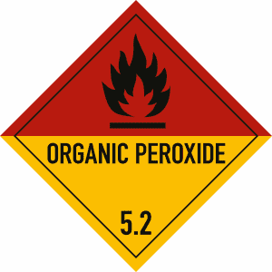 Gefahrgutetiketten Klasse 5.2 - Organic peroxide