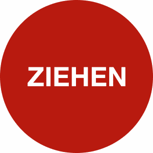 Piktogramm - ZIEHEN