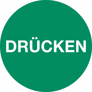 Piktogramm - DRÜCKEN