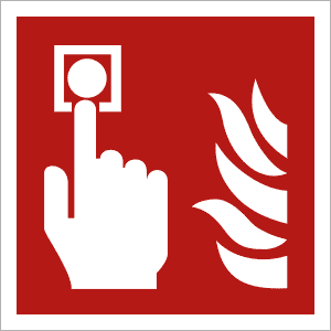 Brandmelder nach ISO 7010 (F 005)
