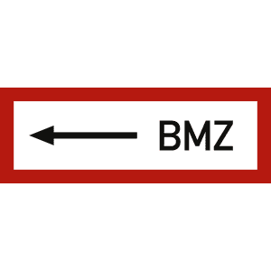 BMZ linksweisend nach DIN 4066