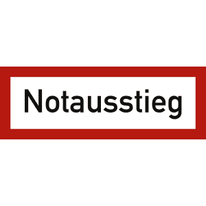 Notausstieg nach DIN 4066