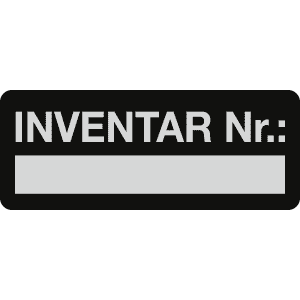 Inventaretiketten, selbstklebend