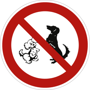 Hundeverbot