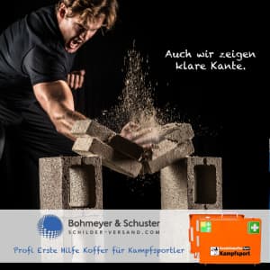 Sanitätskoffer Erste-Hilfe-Koffer Karate