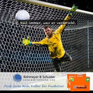 Erste-Hilfe-Koffer-Fussball Keeper Torwart