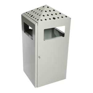 Abfalleimer inkl. Ascher PYRAMIDE - Inhalt 75 Liter