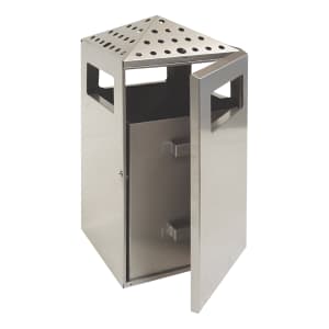 Abfalleimer inkl. Ascher PYRAMIDE - Inhalt 75 Liter