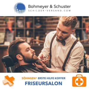 Erste Hilfe Koffer Frisör DIN 13157 / ASR A4.3 - Söhngen® DIREKT
