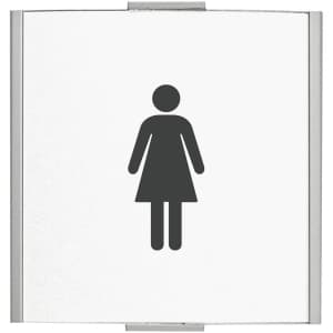 Frankfurt Türschild mit Piktogramm