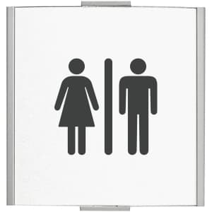 Frankfurt Türschild mit Piktogramm