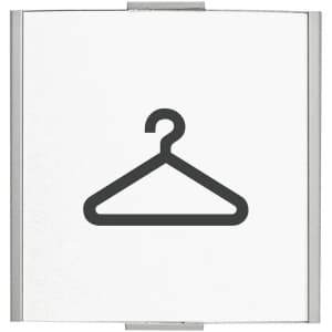Frankfurt Türschild mit Piktogramm