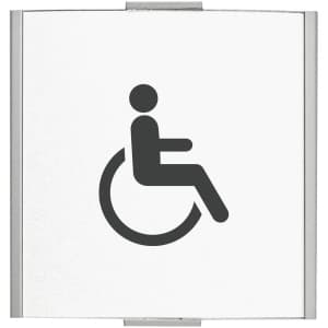 Frankfurt Türschild mit Piktogramm