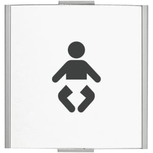 Frankfurt Türschild mit Piktogramm