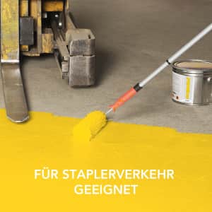 Hallenmarkierfarbe PROline paint für Staplerverkehr geeignet