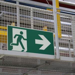 Notausgang rechts nach ISO 7010 (E 002)