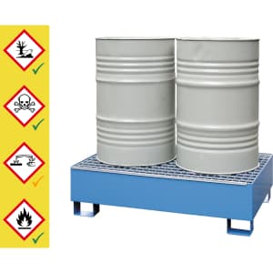 Compaktwanne für 200-Liter-Fässer