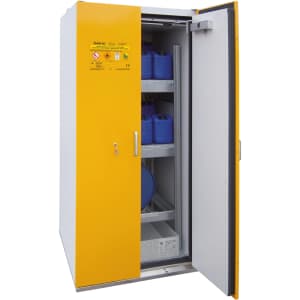 Sicherheits-Fass-Schrank für liegende Fässer (übereinander) oder Kleingebinde - storeLAB®
