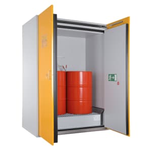Sicherheits-Fass-Schrank für stehende Fässer - storeLAB®