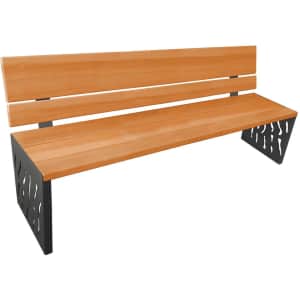 Sitzbank VENEDIG - Rückenlehne aus Holz