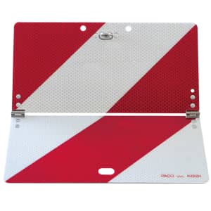 Parkwarntafel rot-weiß - klappbar und bauartgeprüft, RA3-reflektierend