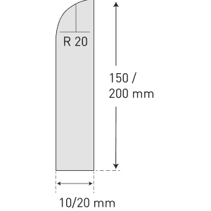 Wandschutzprofil Typ A
