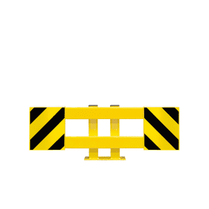 Rammschutzplanke Typ A als Regalanfahrschutz WACHTWERK X® FLEX aus Stahl