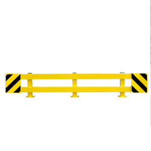 Rammschutzplanke Typ A als Regalanfahrschutz WACHTWERK X® FLEX aus Stahl