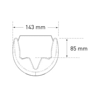 Regalanfahrschutz ELASTIC mit Klettbändern