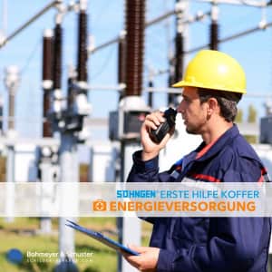 Erste-Hilfe-Koffer Energieversorgung DIN 13157 / ASR A4.3 - Söhngen® Beruf Spezial