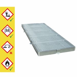 Modulare Sicherheitsbodenelemente aus Stahl