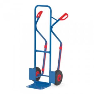 Stahlrohrkarre mit kleiner Schaufel und auswechselbaren Gleitkufen - Tragkraft 300 kg