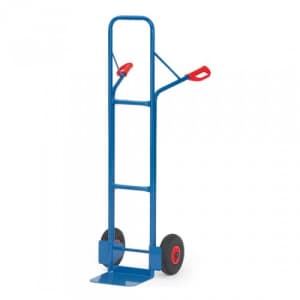 Stahlrohrkarre mit kleiner Schaufel und hohem Gestell - Tragkraft 300 kg