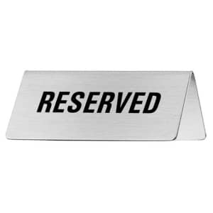 Tischschild - Reserved