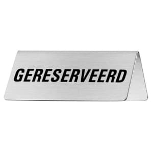Tischschild - Gereserveerd