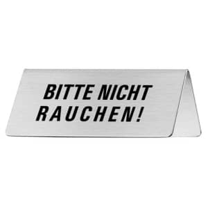 Tischschild - Bitte nicht rauchen