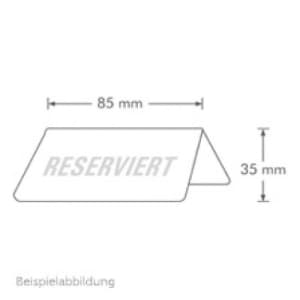 Tischschild - Neu