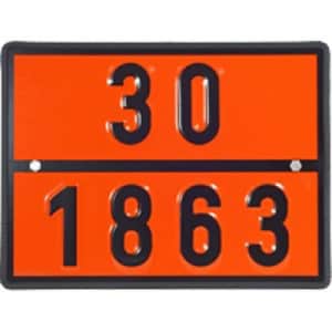 Warntafel für Düsenkraftstoff