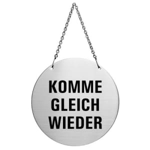 Turnsign - Mittagspause / Komme gleich wieder