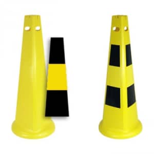 Warnkegel gelb/schwarz