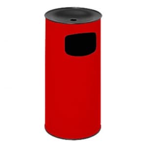 Abfalleimer inkl. Ascher - Inhalt 44 Liter