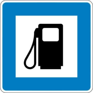 VZ 365-52 VZ 365-52 Autobahn-Hinweisschild Tankstelle