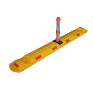 Parkschwelle mit Mini-Flexipfosten, lang