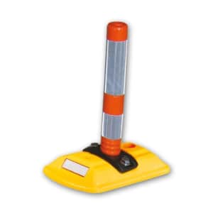 Parkschwelle mit Mini-Flexipfosten, kurz