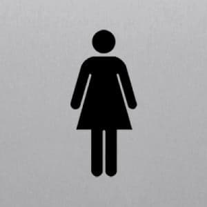 WC Damen eckig