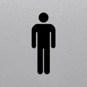 WC Herren eckig