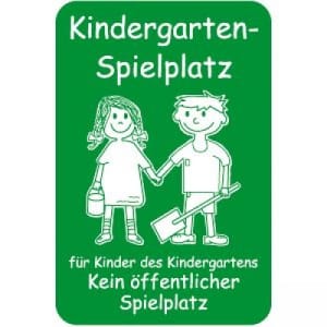 Kindergarten-Spielplatz